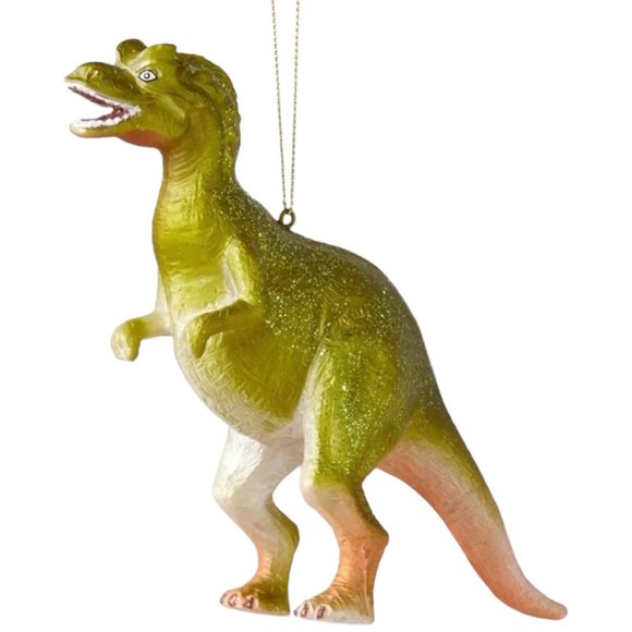 Wondershop Other - T-Rex Christmas Tree Ornament Green Gold - Wondershop - Dinosaur NEW